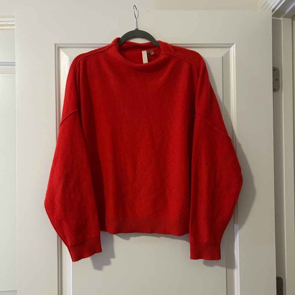 Pilcro 100% Cashmere Red Sweater - Picture 2 of 4